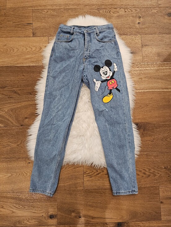 Jerry Leigh Pants - Vintage High Rise Mickey Mouse Jeans